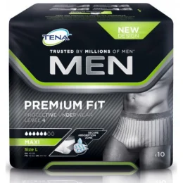 Tena Men Premium Fit Sous-vêtement absopbant Niveau 4 Large
