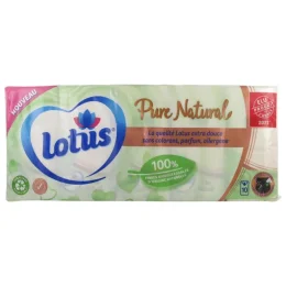 Mouchoirs Pure Natural Étuis X10