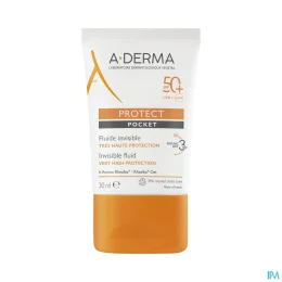 A-Derma Protect Pocket Fluide Invisible SPF 50+