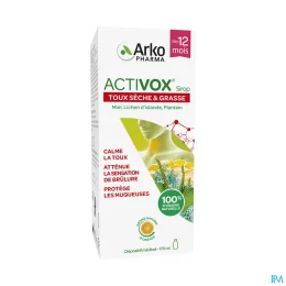 Activox Sirop Toux sèche & grasse