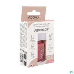 ADDAX AIRCOLOR Vernis Soin Respirant Rose - 11ml