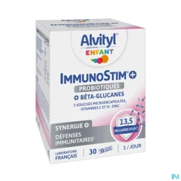 Alvityl ImmunoStim+ Probiotiques — 30 Sachets