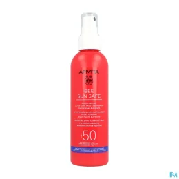 APIVITA BEE SUN SAFE Hydra Fondant Visage & Corps Spray SPF50 Ultra-léger
