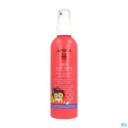 APIVITA BEE SUN SAFE Lotion Hydra Solaire Enfant Application facile SPF50