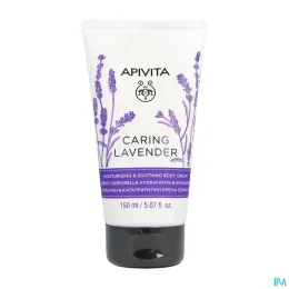 Apivita Caring Lavende Crème Corps Hydratante et Apaisante avec Lavande