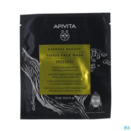 Apivita Express Beauty Masque Visage en Tissu Mastic