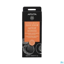 Apivita Gommage Visage Exfoliation Douce à l'Abricot 2x8ml