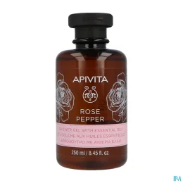 APIVITA ROSE PEPPER Gel douche aux huiles essentielles