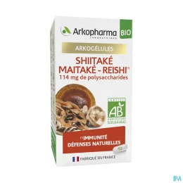 Arkogélules Bio Shiitaké Maitaké Reishi