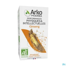 Arkogélules GINSENG 45 ou 150 gélules