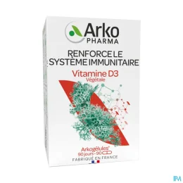 Arkogélules Vitamine D3 végétale 2000 UI