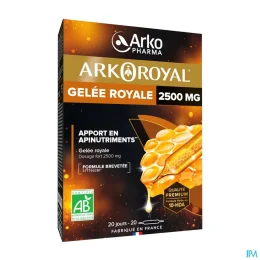 Arkoroyal Gelée Royale — 20 ampoules - 2500 mg