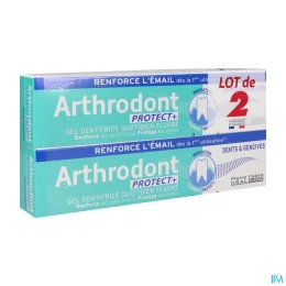 Arthrodont Protect Dentifrice Gel fluoré — 2 x 75 mL