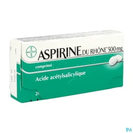 Aspirine du Rhône 500 mg — 20 Comprimés