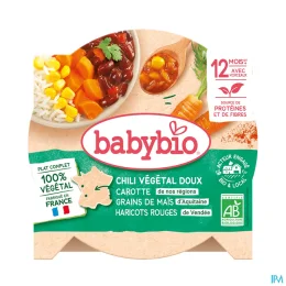 Babybio Assiette Mois Chili Végétal