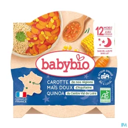 Babybio Assiette Mois Nuit Légumes Quinoa
