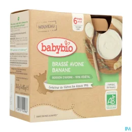 Babybio Gourde Avoine Banane