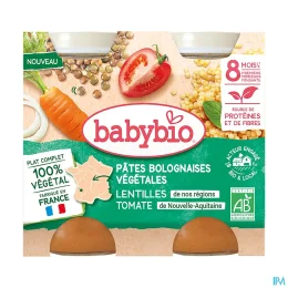 Babybio Mois Bolognaises Végétale
