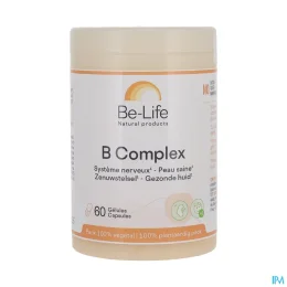 Be-Life B Complex Système nerveux - Peau Saine 60 gélules