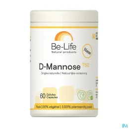 Be-Life D-Mannose 750 60 Gélules