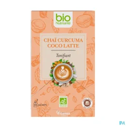 Bio Nutrisanté Infusion Chaï Curcuma Coco Latte