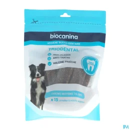 biocanina TRIODENTAL Lamelle Chien Moyen 10-30 kg