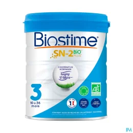 Biostime Lait en Poudre Bio 3eme âge