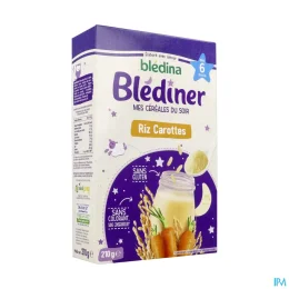 Blediner Riz Carottes 210 g Des 6 Mois