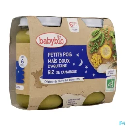 Bonne Nuit Petits Pois Maïs Doux d'Aquitaine Riz de Camargue