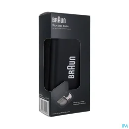 BRAUN BOITIER DE RANGEMENT Thermometre Auriculaire - Noir