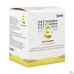 Cationorm émulsion opthalmique Sécheresse Oculaire