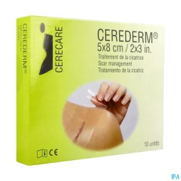 Cerecare Cerederm Rectangle Traitement de la Cicatrice 10 x 20 cm 10 Unités — Cerecare Cerederm Rectangle Traitement de la Cicatrice 5 x 8 cm 10 Unités