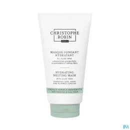 Christophe Robin Rituel Hydratant Masque fondant hydrant Aloe Vera Cheveux Ternes & Déshydratés 75ml