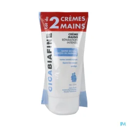 Cicabiafine Crème Mains Réparation Intense — 2 x 75 mL