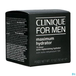 Clinique For Men™ Maximum Hydrator Soin Auto-Réhydratant 72h - Crème de Jour & Nuit Hydratant