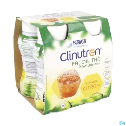 CLINUTREN FACON THE Saveur Citron - 4 Bouteilles de 200ml