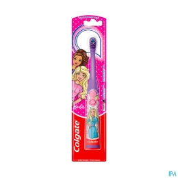 Colgate Brosse à Dent à piles Extra-Souple Barbie