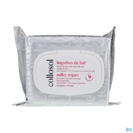 Collosol Lingettes de Lait Démaquillantes