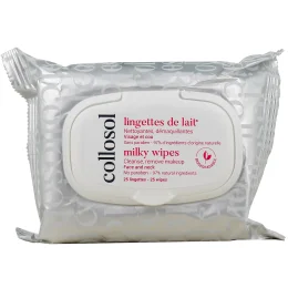 Collosol Lingettes de Lait Démaquillantes