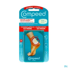 Compeed Pansement Ampoule Talon Extrême — Boîte de 5 Pansements