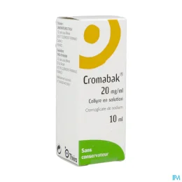 Cromabak 20mg/ml Collyre 10 ml