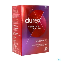 Durex Feeling Extra Préservatifs — 20 Préservatifs