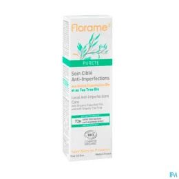 Florame Soin Ciblé Anti-Imperfections Purete bio Peaux mixtes a grasses 15ml