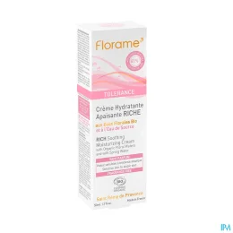 FLORAME TOLERANCE Creme Hydratante Apaisante Riche - 50ml