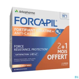 Forcapil Fortifiant Kératine+ — 180 Gélules