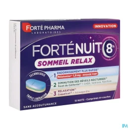 Forté Nuit Sommeil Relax 8h — 15 Comprimés