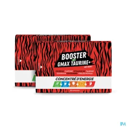 GMAX Taurine+ Concentré d'énergie Offre Spéciale Lot de 2
