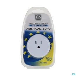GO TRAVEL ADAPTATEUR DE PRISE USA - Europe