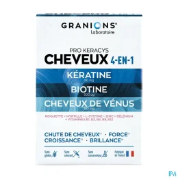 Granions Cheveux Pro Keratys Croissance Comprimés
