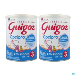 Guigoz Lait Optipro Croissance Bipack -60%